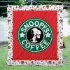 Snoopy Coffee 3D Quilt  Quilt